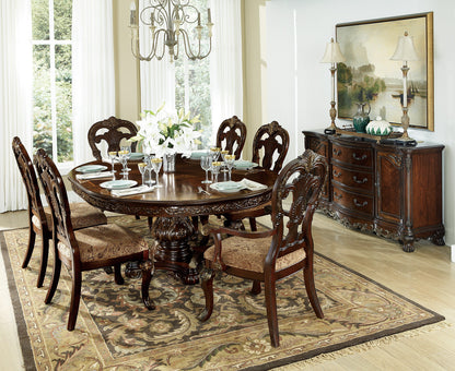 2243-76* (2)Round/Oval Dining Table - 2243-76* - Bien Home Furniture &amp; Electronics
