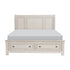 2259W-1* (3) Queen Platform Bed with Footboard Storage - 2259W-1* - Bien Home Furniture & Electronics
