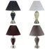 26" Porcelain Lamp, Satin Nickel, Set of 12 - 6115-BK-BASE - Bien Home Furniture & Electronics