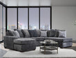2875-07 CHARCOAL Sectional - 2875-07 GALATIC CHARCOAL - Bien Home Furniture & Electronics