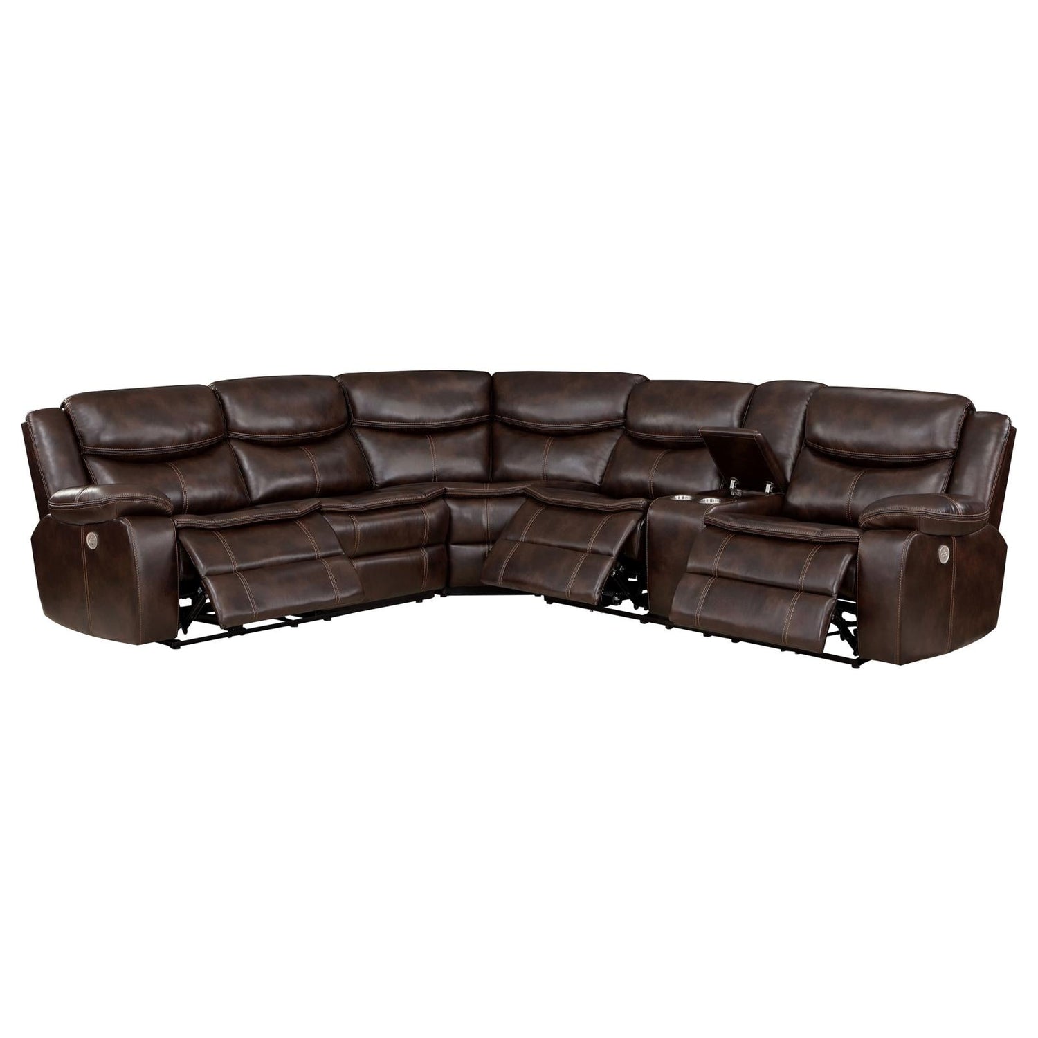 3 PC POWER SECTIONAL - 610190P - Bien Home Furniture &amp; Electronics