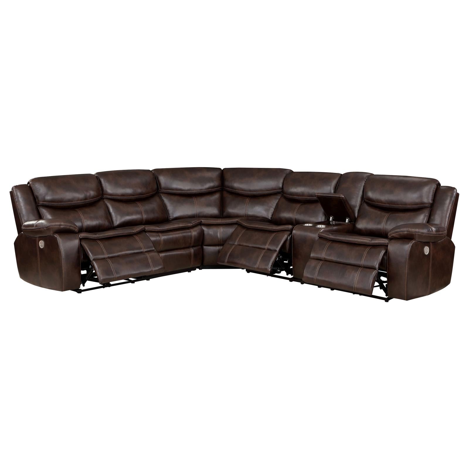 3 PC POWER SECTIONAL - 610190P - Bien Home Furniture &amp; Electronics