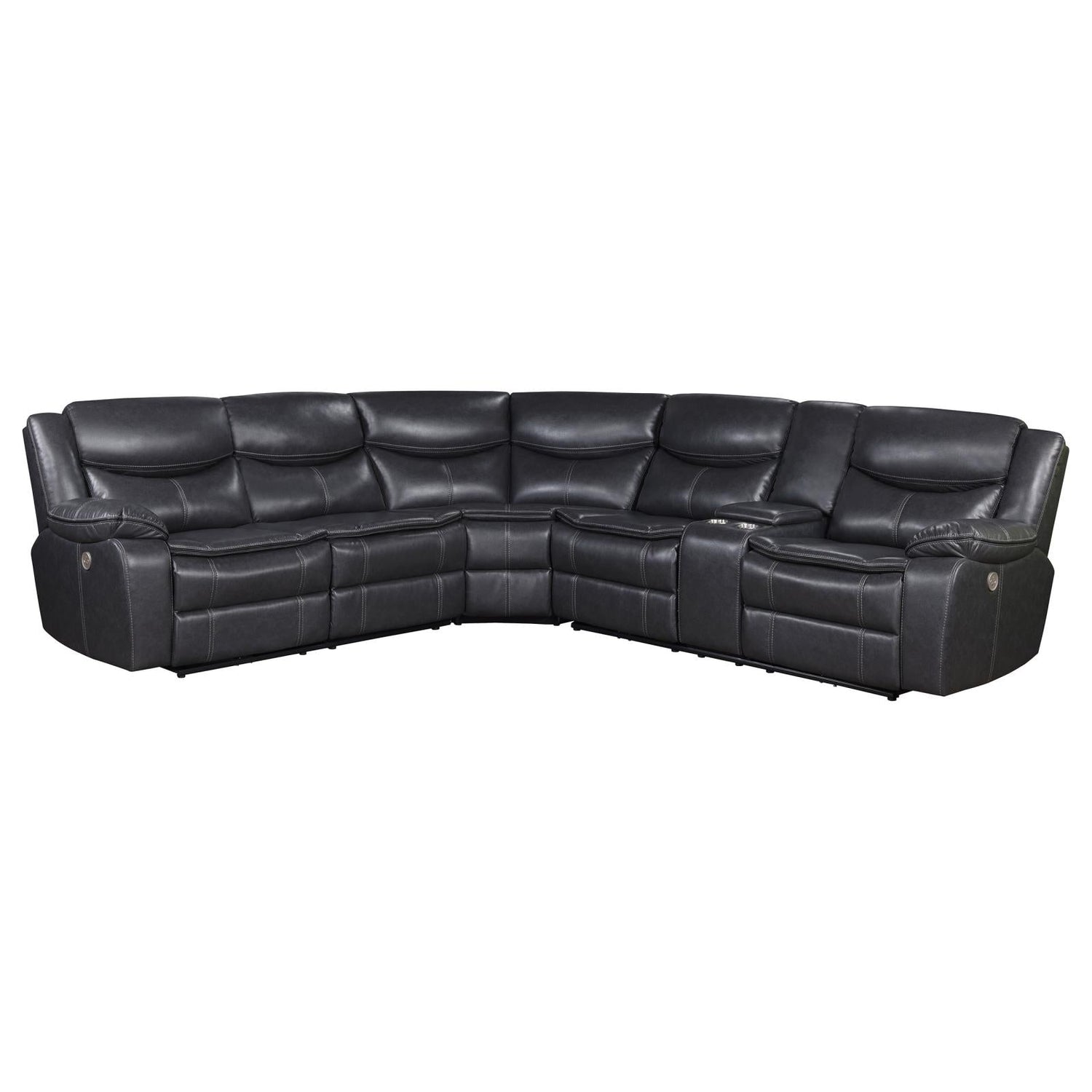 3 PC POWER SECTIONAL - 610200P - Bien Home Furniture &amp; Electronics
