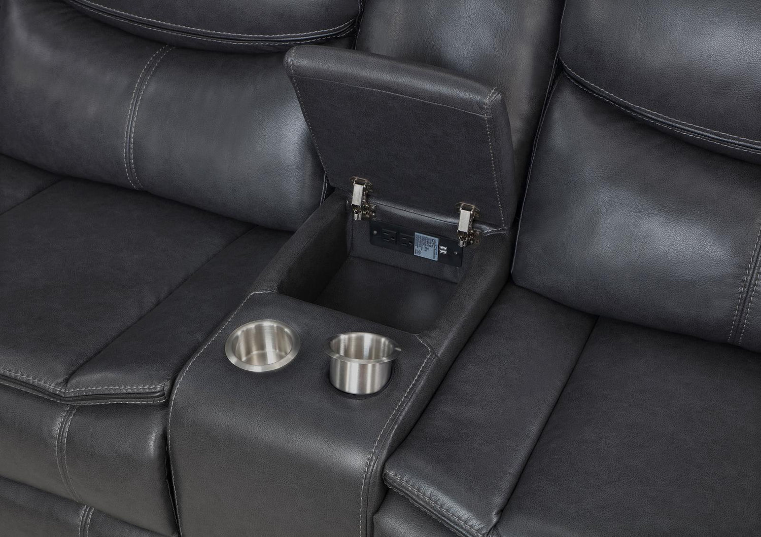 3 PC POWER SECTIONAL - 610200P - Bien Home Furniture &amp; Electronics
