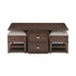 3500-30 Cocktail Table with two Benches - 3500-30 - Bien Home Furniture & Electronics