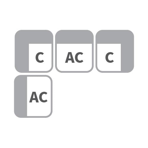 4 PC SET (2AC+2CORNER) - 551511-S4B - Bien Home Furniture &amp; Electronics
