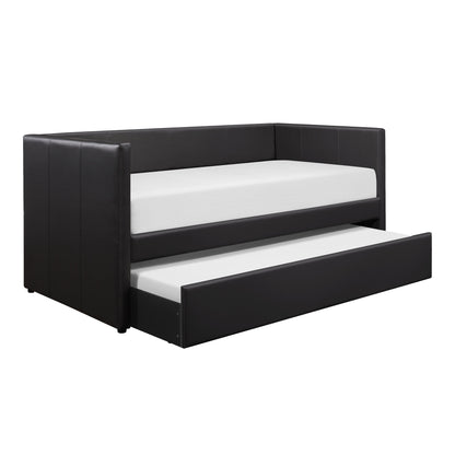4949BK* (2) Daybed with Trundle - 4949BK* - Bien Home Furniture &amp; Electronics