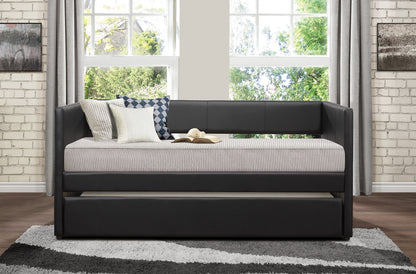 4949BK* (2) Daybed with Trundle - 4949BK* - Bien Home Furniture &amp; Electronics