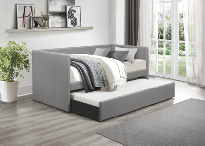 4949GY* (2) Daybed with Trundle - 4949GY* - Bien Home Furniture &amp; Electronics