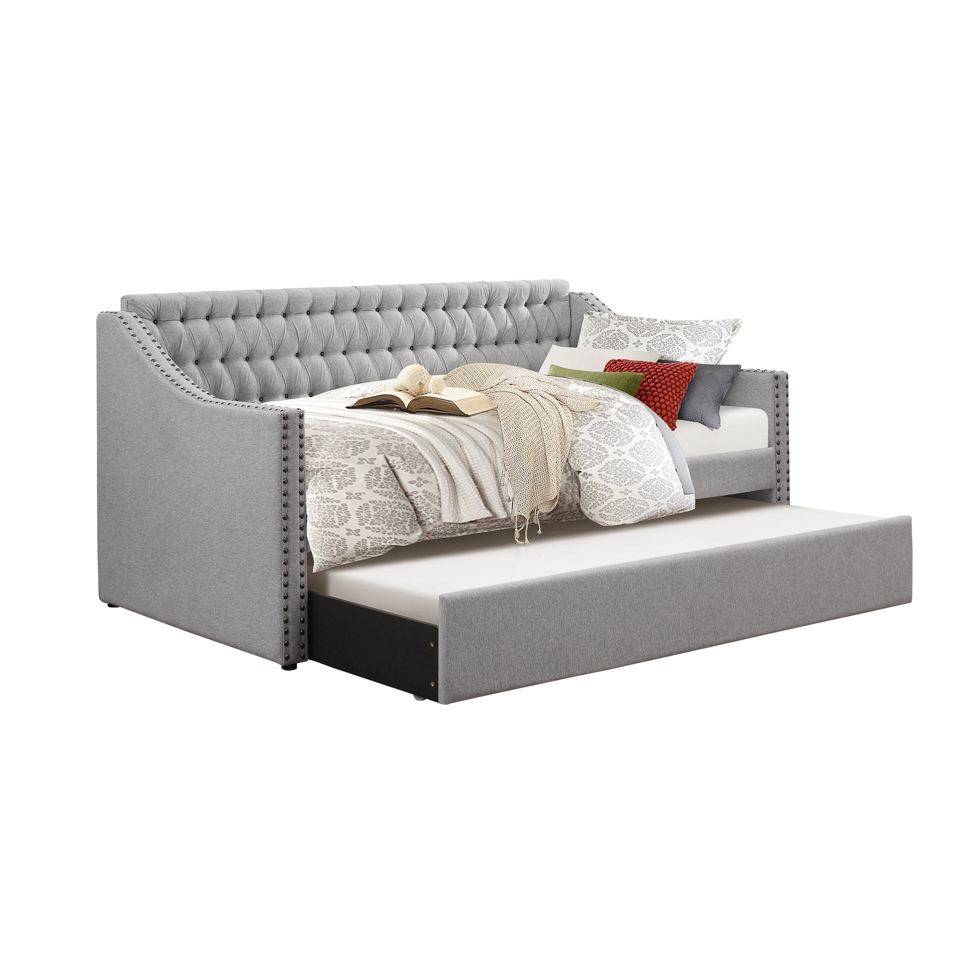 4966* (2) Daybed with Trundle - 4966* - Bien Home Furniture &amp; Electronics