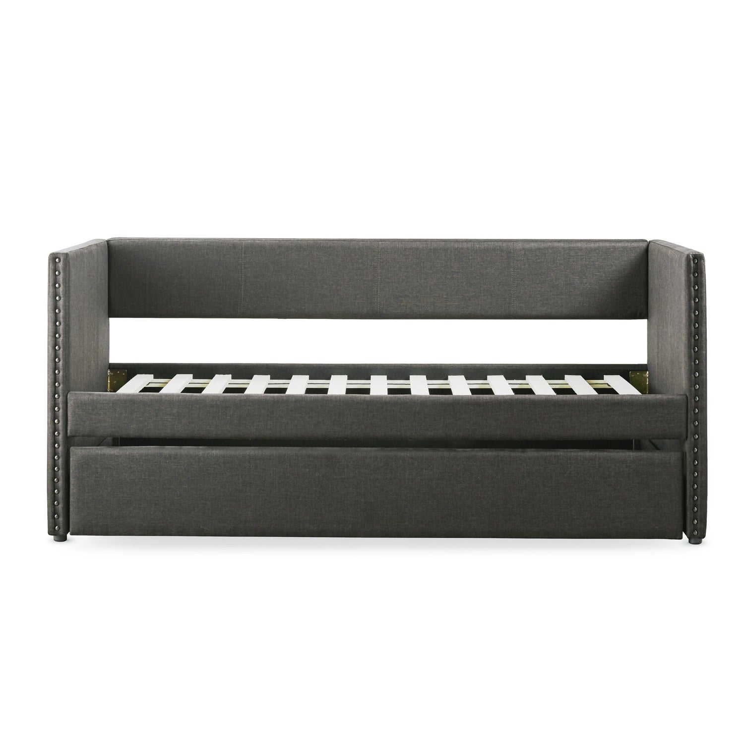 4969GY* (2) Daybed with Trundle - 4969GY* - Bien Home Furniture &amp; Electronics