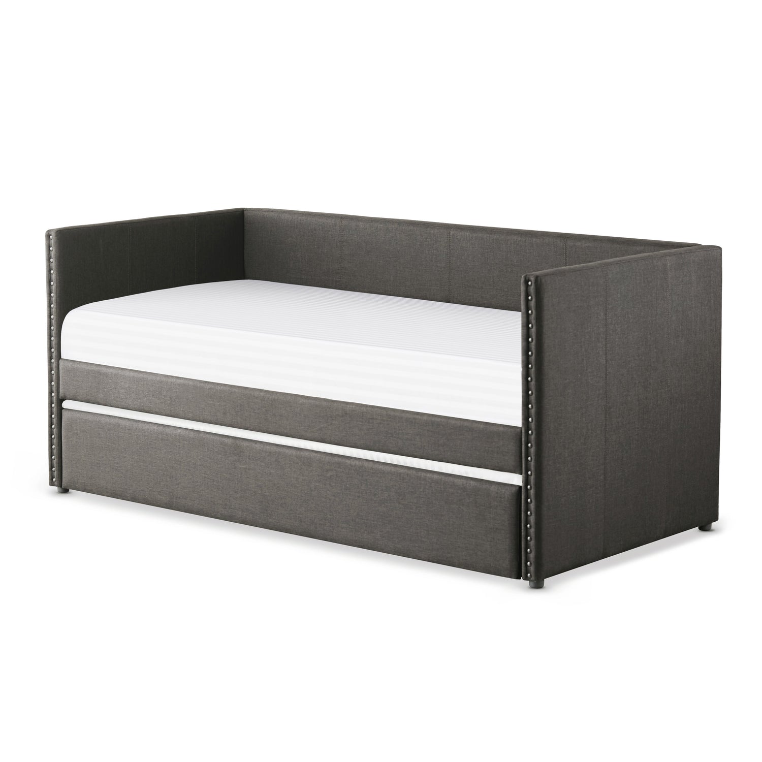4969GY* (2) Daybed with Trundle - 4969GY* - Bien Home Furniture &amp; Electronics