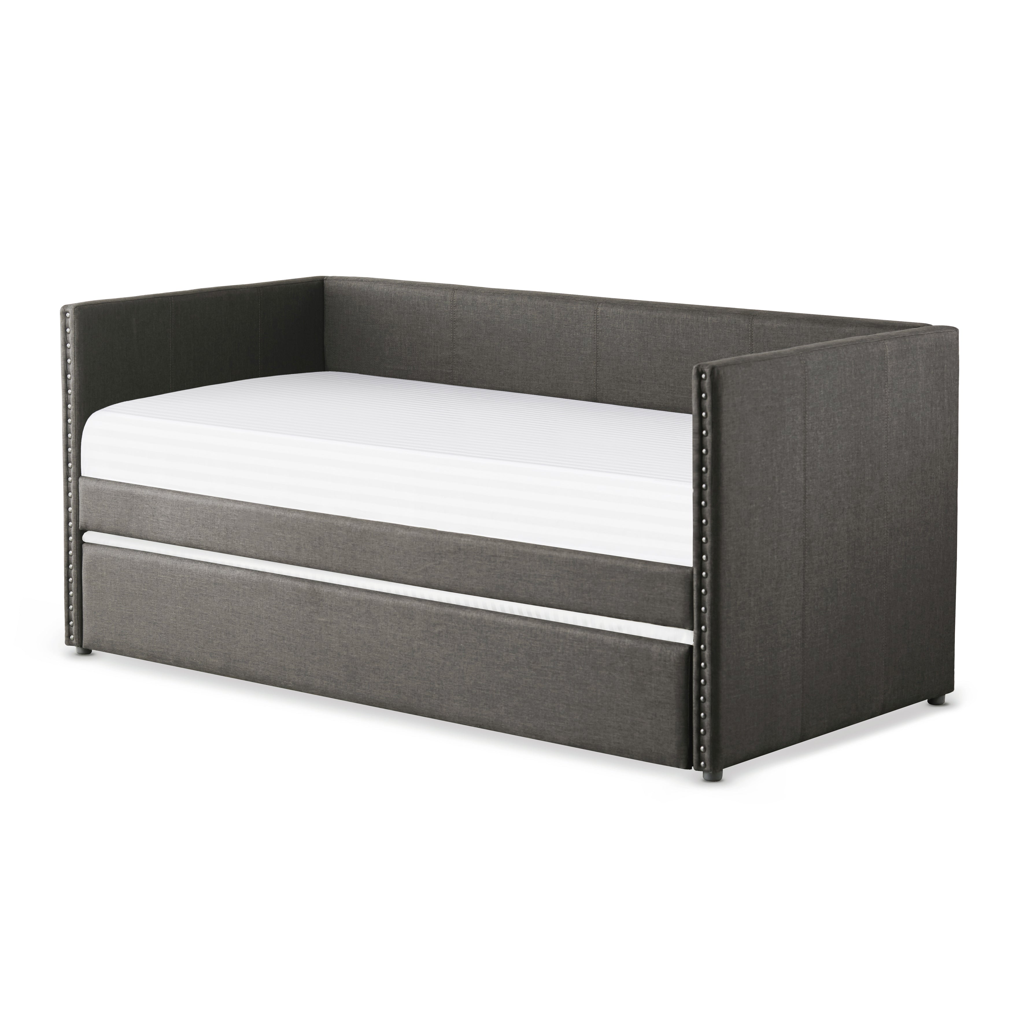 4969GY* (2) Daybed with Trundle - 4969GY* - Bien Home Furniture &amp; Electronics