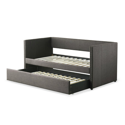 4969GY* (2) Daybed with Trundle - 4969GY* - Bien Home Furniture &amp; Electronics