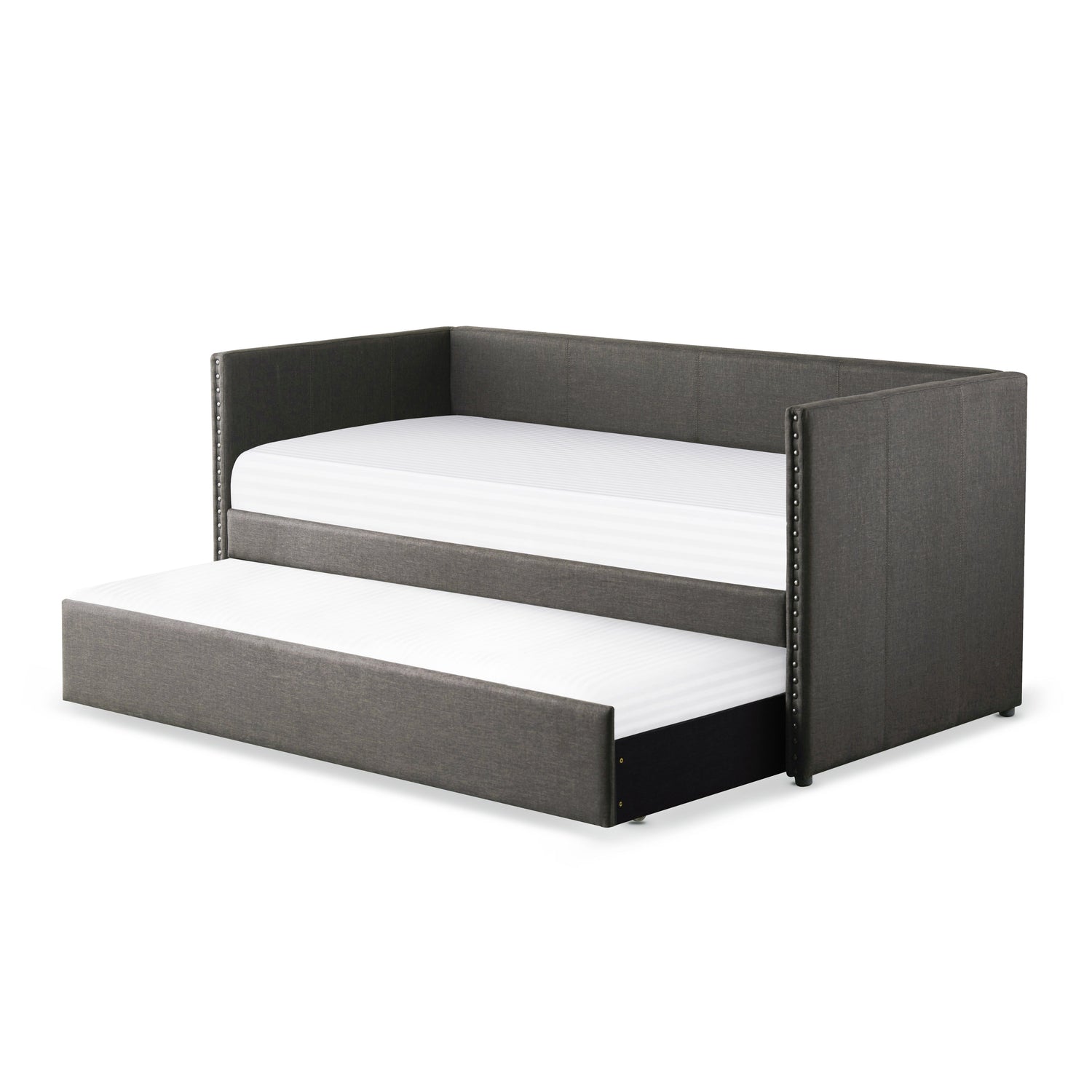 4969GY* (2) Daybed with Trundle - 4969GY* - Bien Home Furniture &amp; Electronics