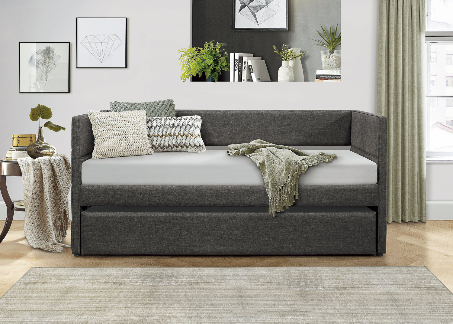 4975* (2) Daybed with Trundle - 4975* - Bien Home Furniture &amp; Electronics