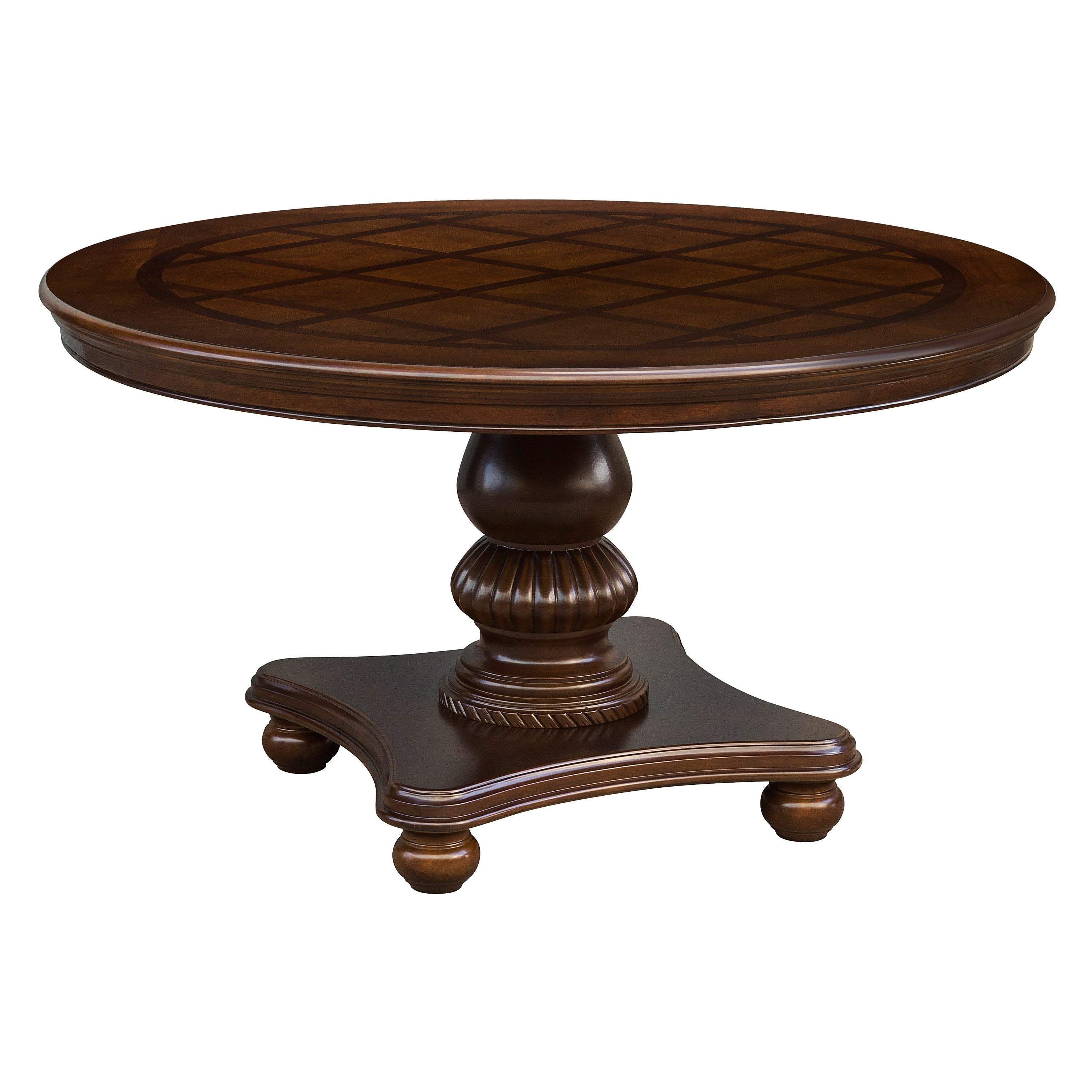 5473-54* (2)Round Dining Table - 5473-54* - Bien Home Furniture &amp; Electronics