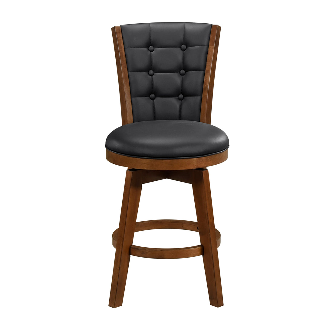 5505-24BKS Swivel Counter Height Chair, Set of 2 - 5505-24BKS - Bien Home Furniture &amp; Electronics