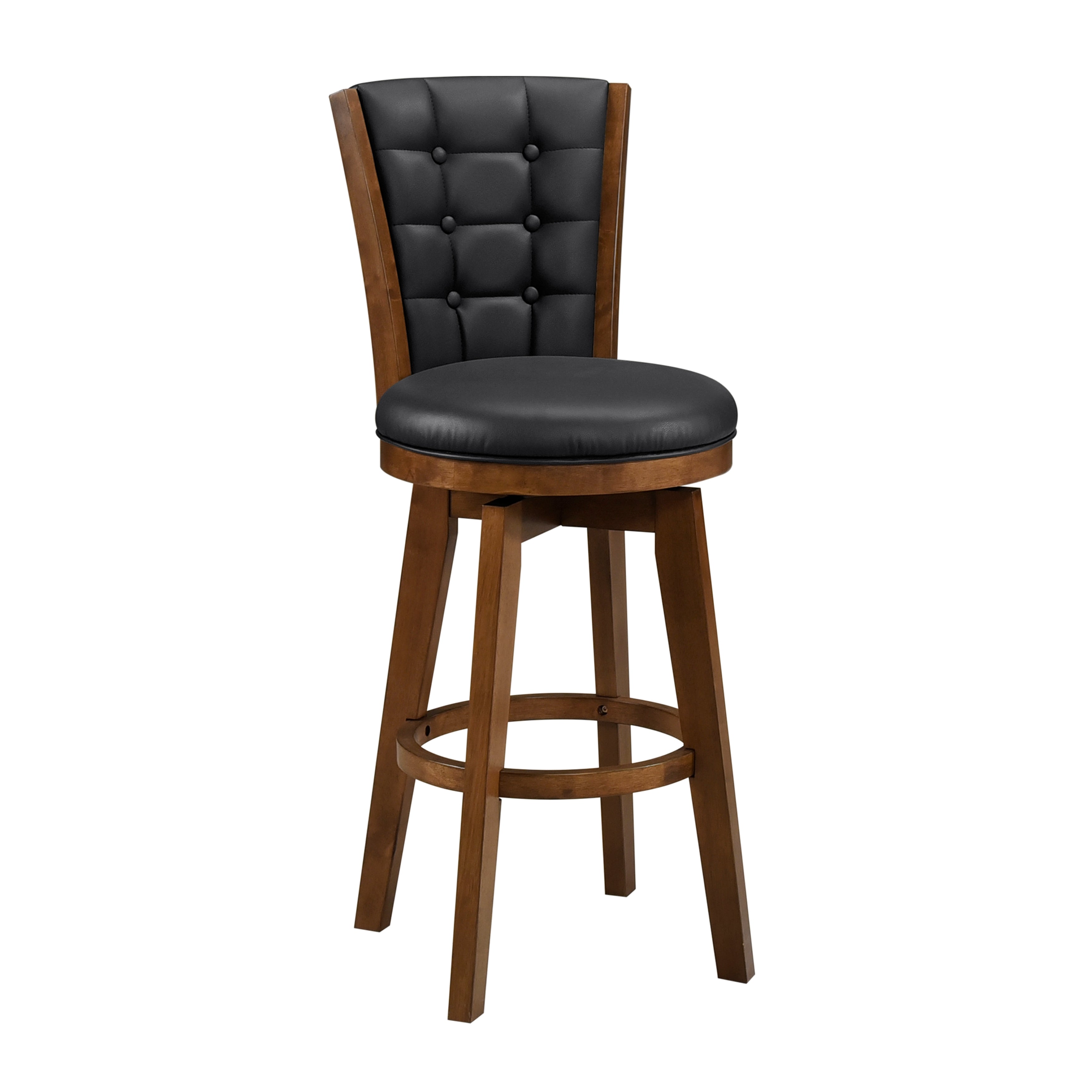 5505-29BKS Swivel Pub Height Chair, Set of 2 - 5505-29BKS - Bien Home Furniture &amp; Electronics