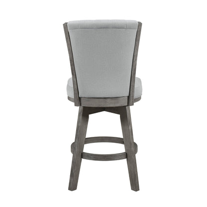 5507-24GYS Swivel Counter Height Chair, Set of 2 - 5507-24GYS - Bien Home Furniture &amp; Electronics