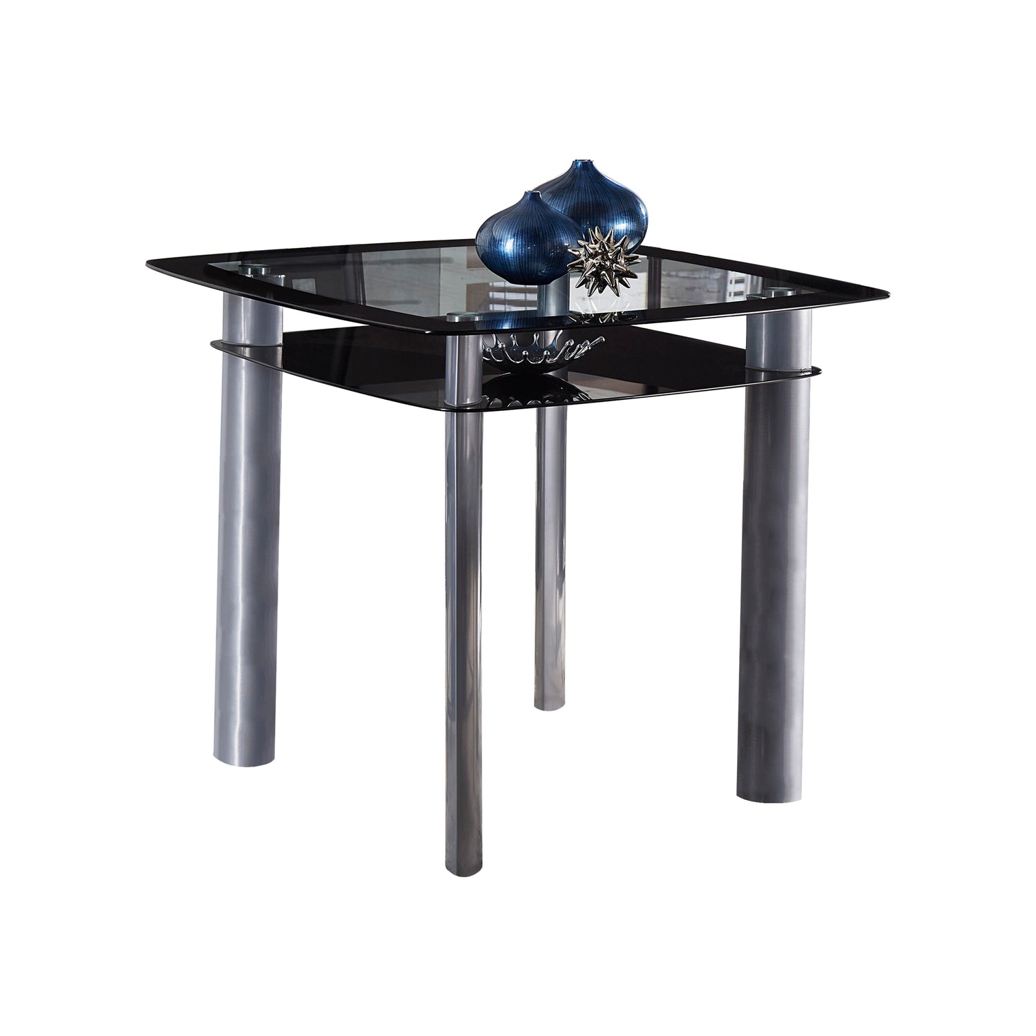 5532-36* (2)Counter Height Table, Glass Top - 5532-36* - Bien Home Furniture &amp; Electronics