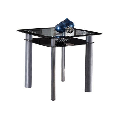 5532-36* (2)Counter Height Table, Glass Top - 5532-36* - Bien Home Furniture &amp; Electronics