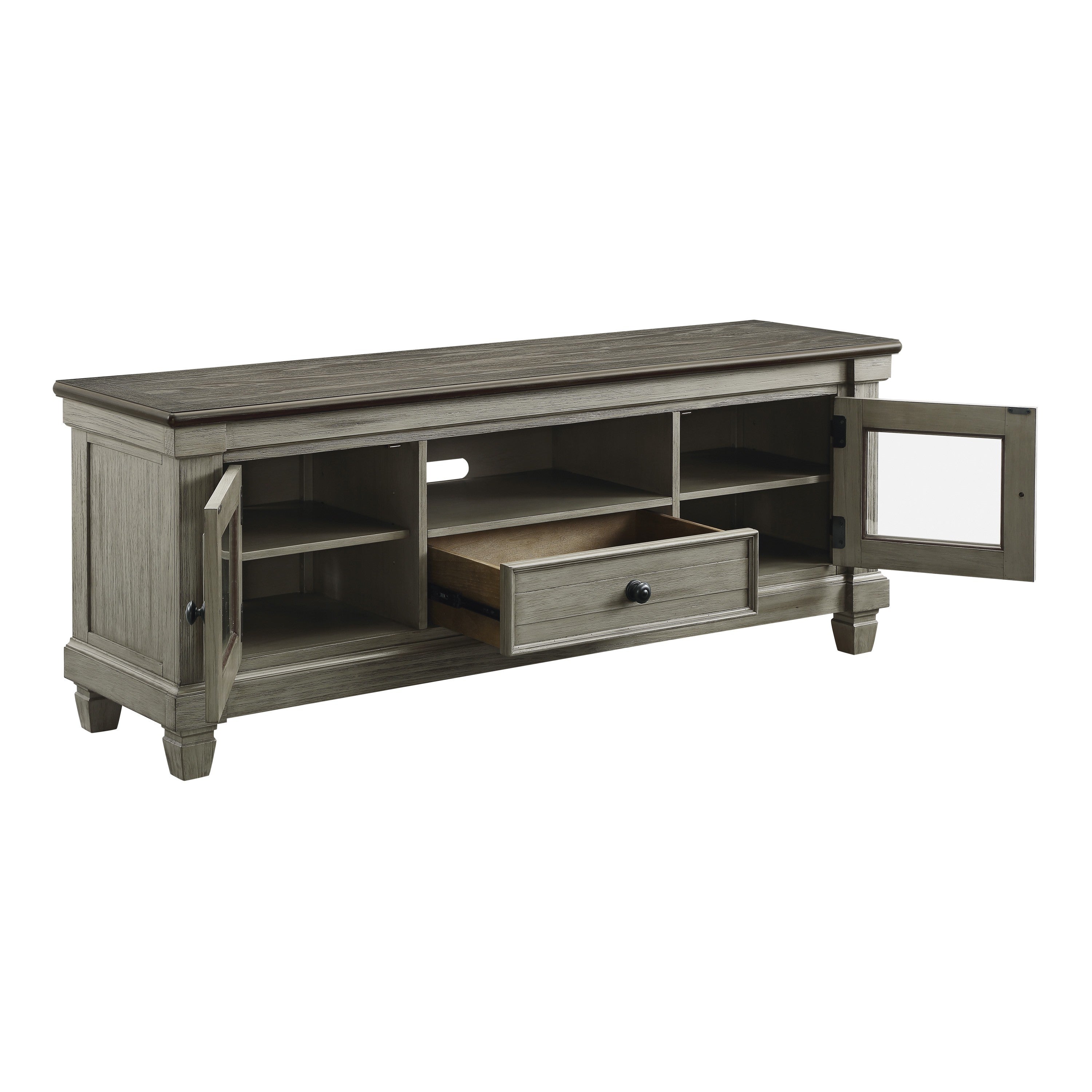 56270GY-64T TV Stand - 56270GY-64T - Bien Home Furniture &amp; Electronics