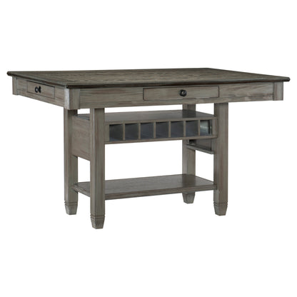 5627GY-36* (2) Counter Height Table - 5627GY-36* - Bien Home Furniture &amp; Electronics