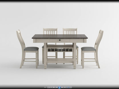 5627NW-36* (2)Counter Height Table - 5627NW-36* - Bien Home Furniture &amp; Electronics
