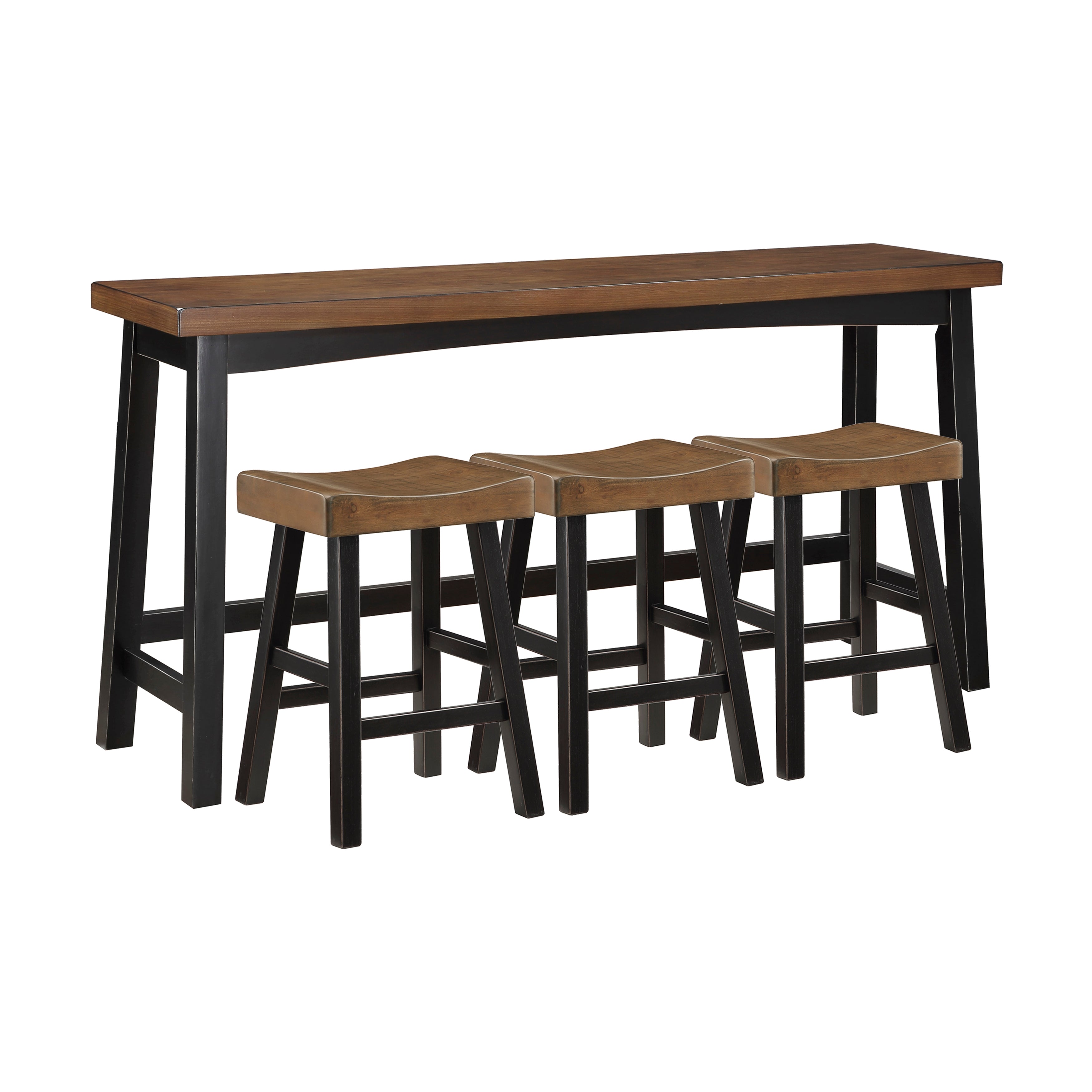 5687BTT-364P 4-Piece Pack Counter Height Set - 5687BTT-364P - Bien Home Furniture &amp; Electronics