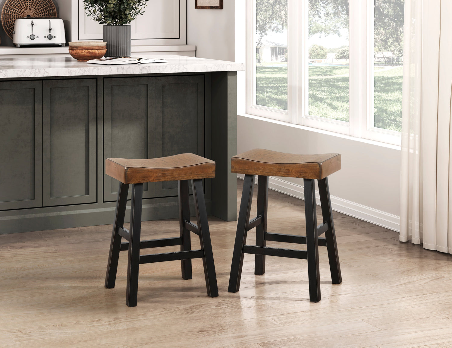 5687BTT-364P 4-Piece Pack Counter Height Set - 5687BTT-364P - Bien Home Furniture &amp; Electronics