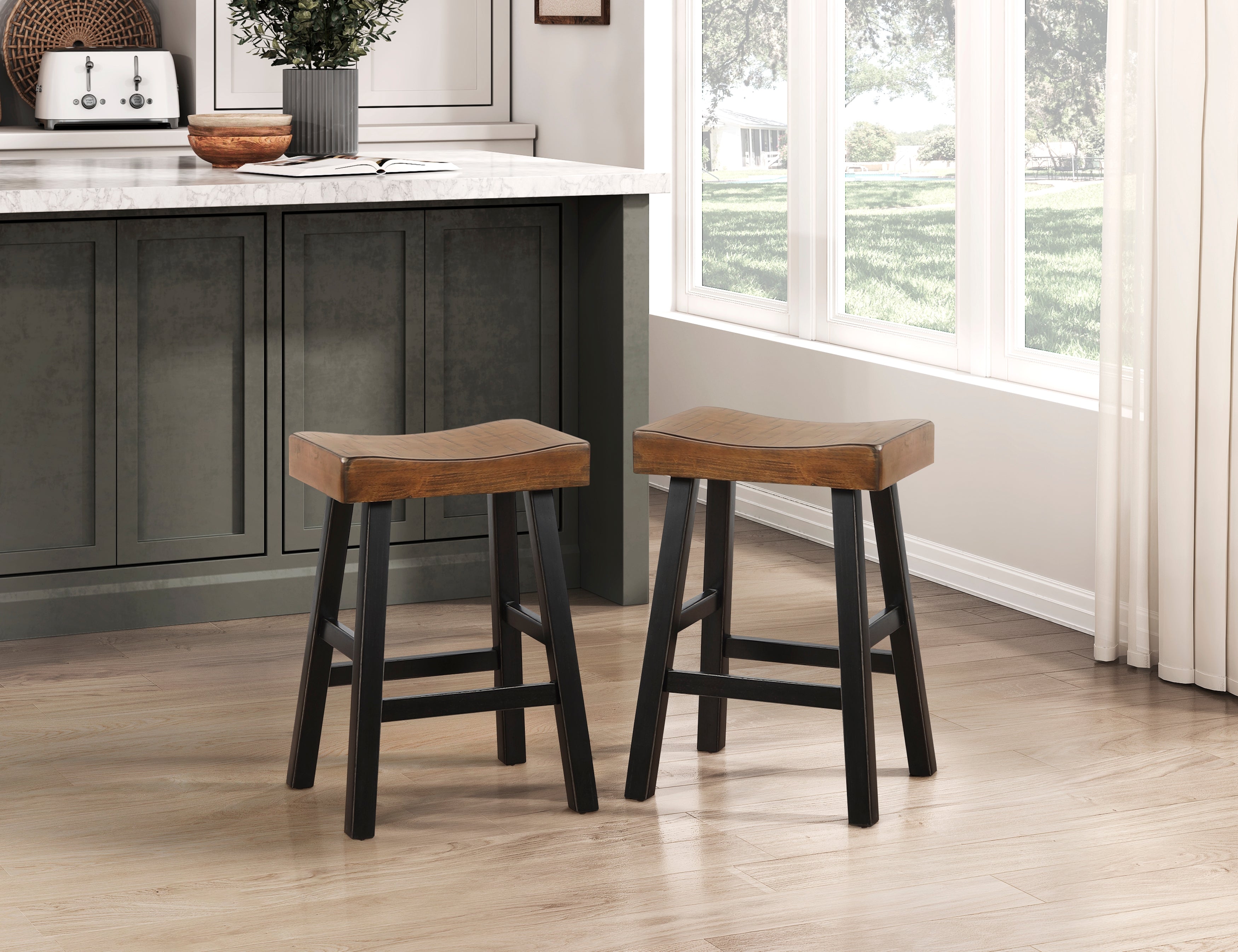 5687BTT-364P 4-Piece Pack Counter Height Set - 5687BTT-364P - Bien Home Furniture &amp; Electronics