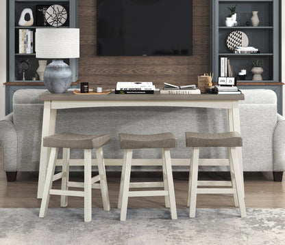 5687WTT-364P 4-Piece Pack Counter Height Set - 5687WTT-364P - Bien Home Furniture &amp; Electronics