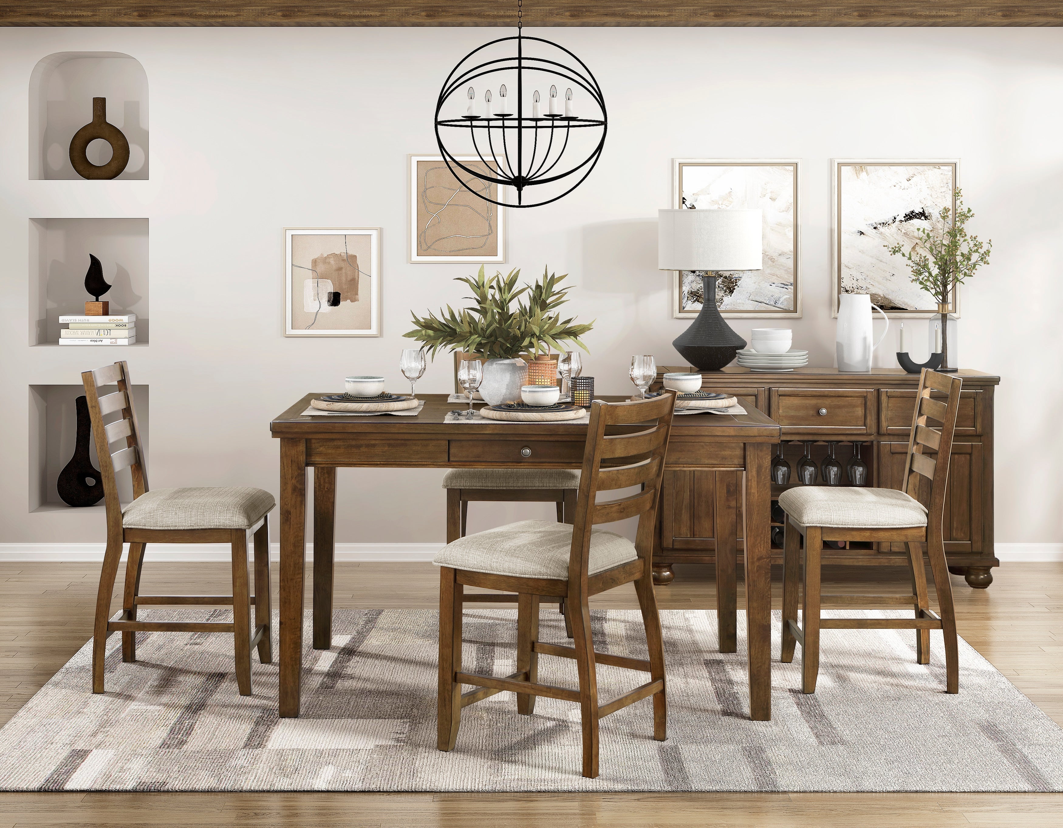 5761-36 COUNTER HEIGHT TABLE - 5761-36 - Bien Home Furniture &amp; Electronics