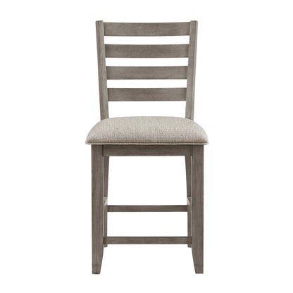 5761GY-24 Counter Height Chair, Set of 2 - 5761GY-24 - Bien Home Furniture &amp; Electronics