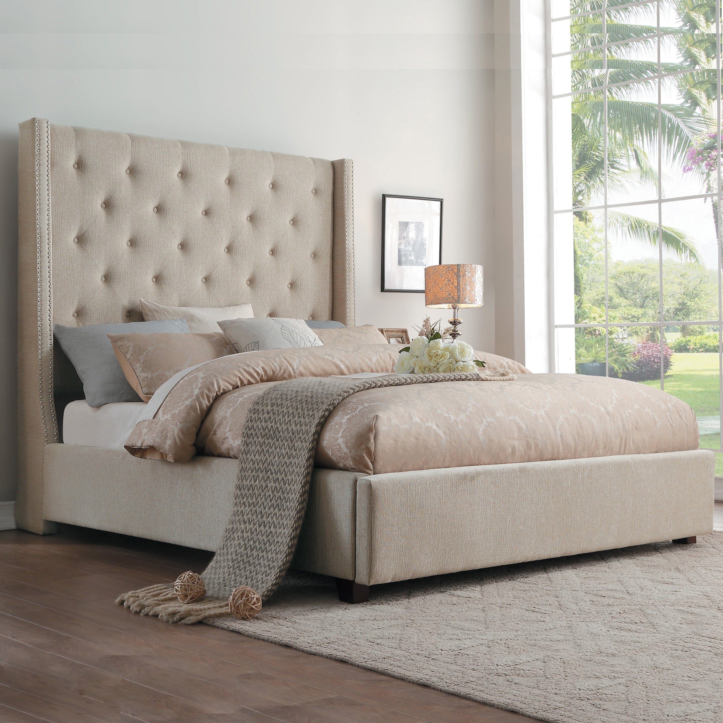 5877BE-1* (2)Queen Platform Bed - 5877BE-1* - Bien Home Furniture &amp; Electronics
