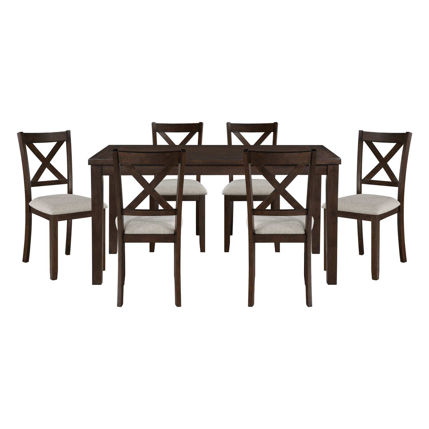 5905 7-Piece Pack Dinette Set - 5905 - Bien Home Furniture &amp; Electronics