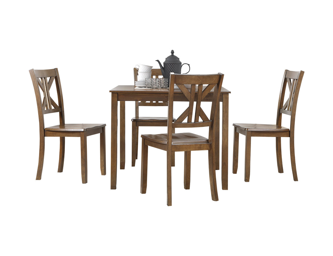 5907CH-5P 5-Piece Pack Dinette Set - 5907CH-5P - Bien Home Furniture &amp; Electronics