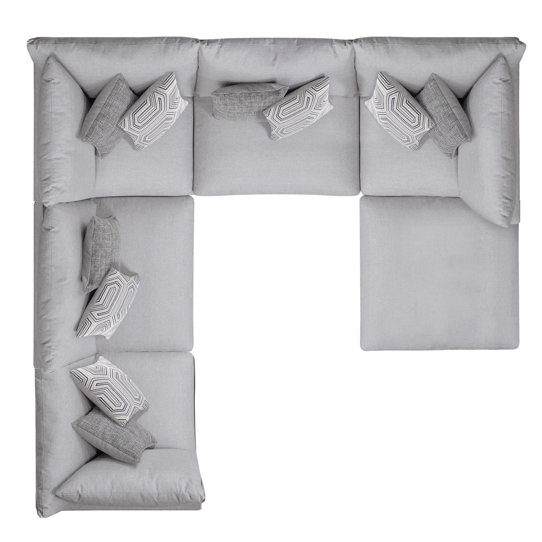 6 PC SECTIONAL - 551511-S6B - Bien Home Furniture &amp; Electronics
