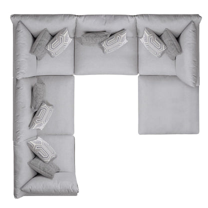 6 PC SECTIONAL - 551511-S6B - Bien Home Furniture &amp; Electronics