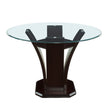 710-36RD* (3)Round Counter Height Table, Glass Top - 710-36RD* - Bien Home Furniture & Electronics