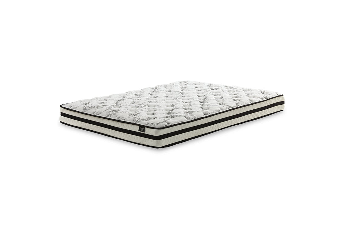 8 Inch Chime Innerspring White King Mattress in a Box - M69541 - Bien Home Furniture &amp; Electronics