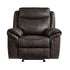 8206BRW-1 Glider Reclining Chair - 8206BRW-1 - Bien Home Furniture & Electronics