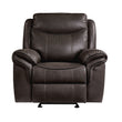 8206BRW-1 Glider Reclining Chair - 8206BRW-1 - Bien Home Furniture & Electronics