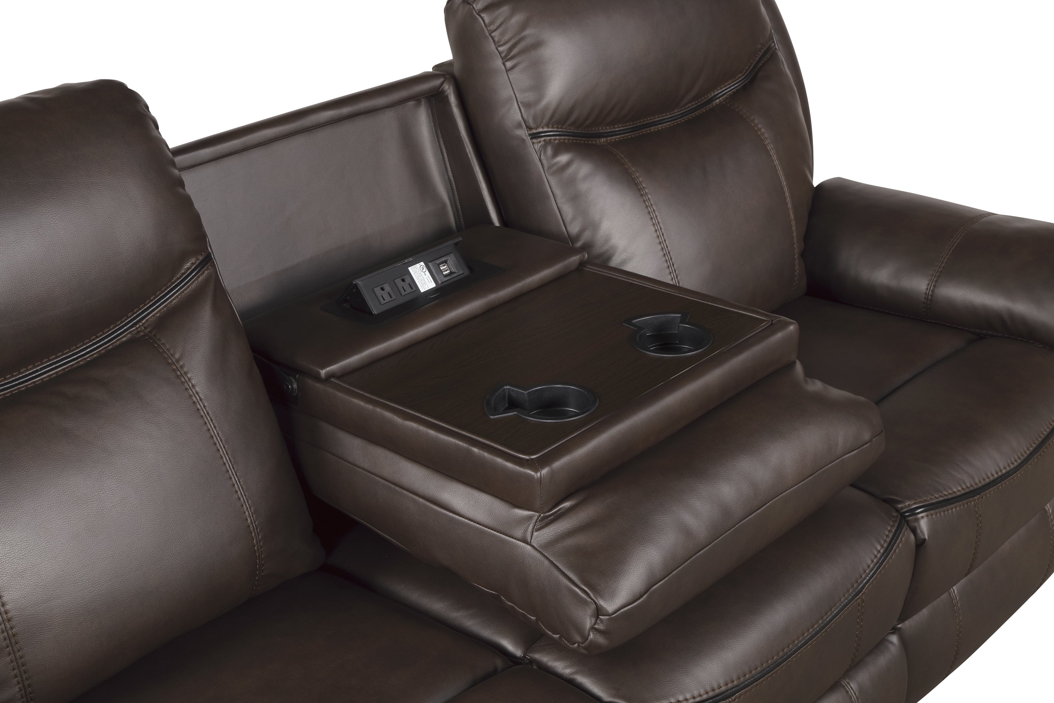 8206BRW*2 2pc Set: Sofa, Love - 8206BRW*2 - Bien Home Furniture &amp; Electronics
