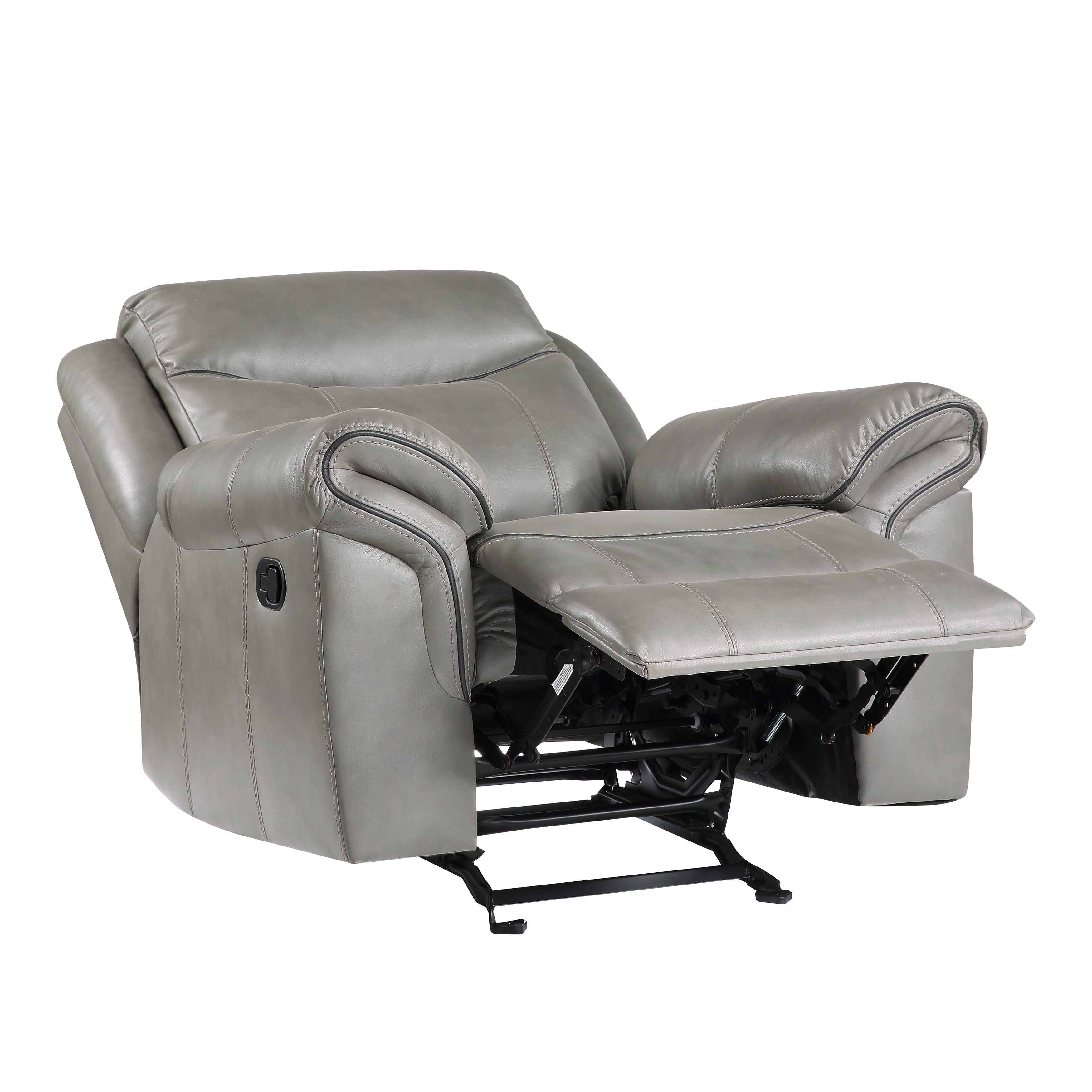 8206GRY-1 Glider Reclining Chair - 8206GRY-1 - Bien Home Furniture &amp; Electronics