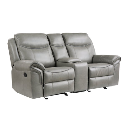 8206GRY*2 2pc Set: Sofa, Love - 8206GRY*2 - Bien Home Furniture &amp; Electronics