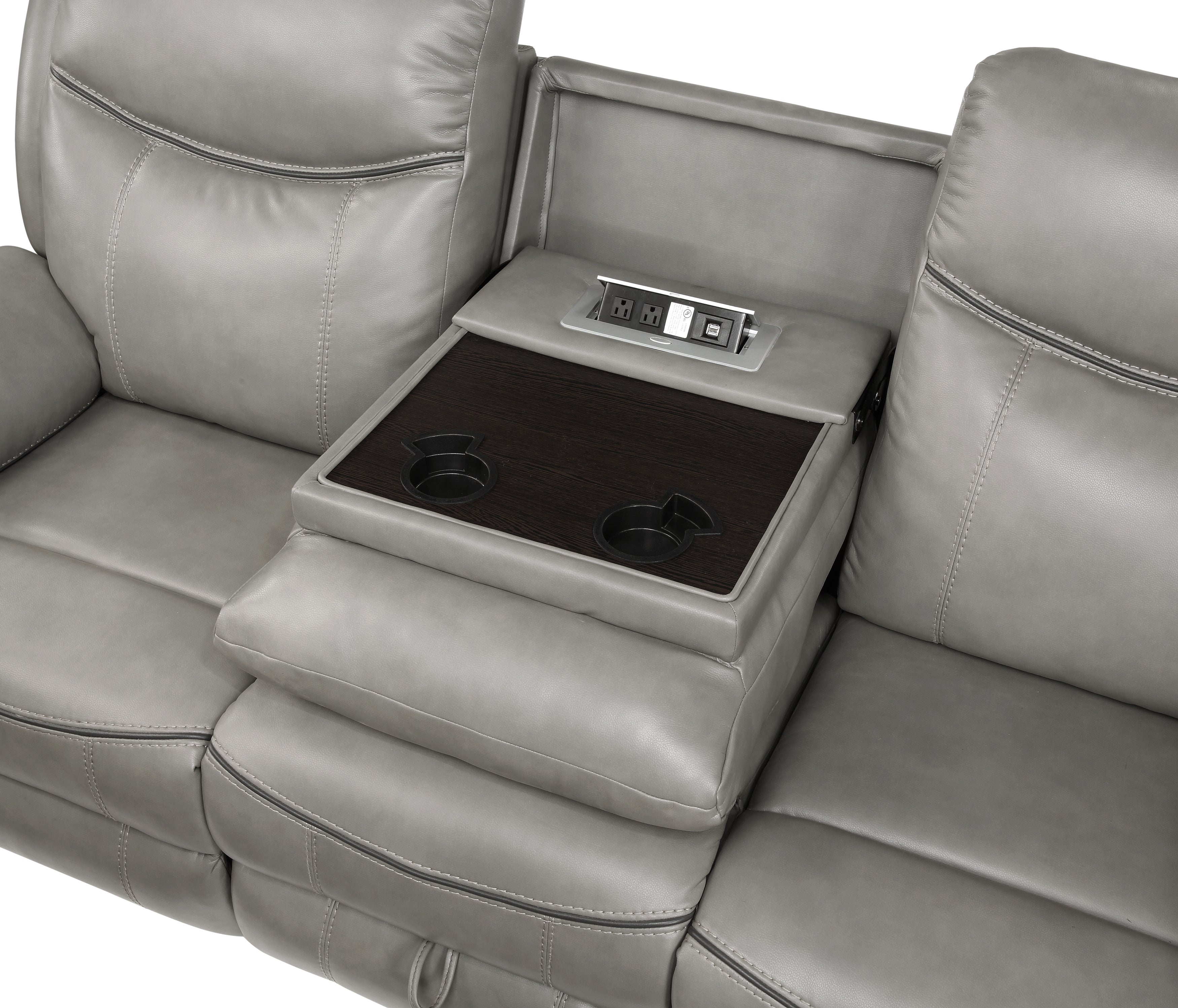 8206GRY*2 2pc Set: Sofa, Love - 8206GRY*2 - Bien Home Furniture &amp; Electronics