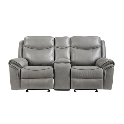 8206GRY*2 2pc Set: Sofa, Love - 8206GRY*2 - Bien Home Furniture &amp; Electronics