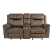 8206NF-2 Double Glider Reclining Loveseat with Center Console, Receptacles and USB Ports - 8206NF-2 - Bien Home Furniture & Electronics